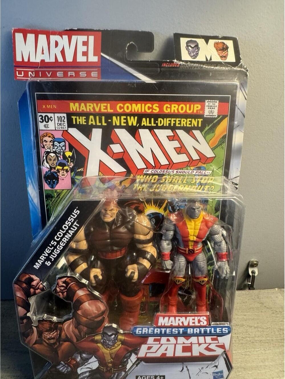 Marvel Universe Greatest Battles Colossus vs Juggernaut Comic Pack X-Men MOC